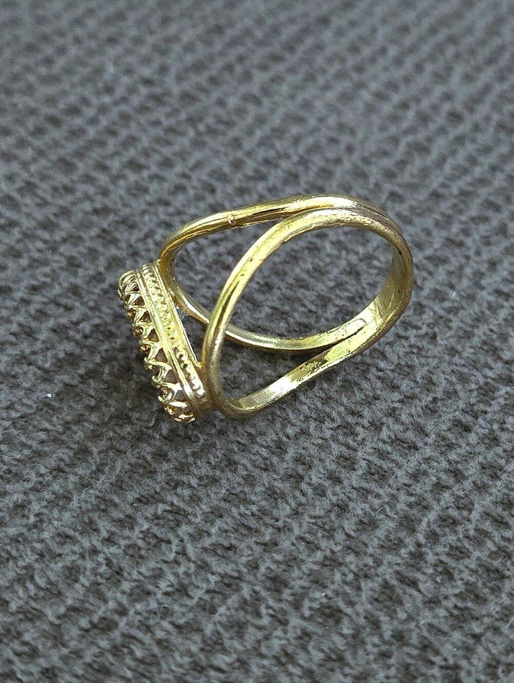 Yellow💛-Orange🧡 Druzy Ring💍 - Gently Worn with Callout - Picture 13 of 16